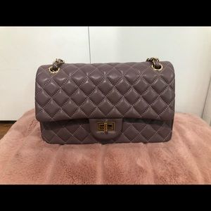 Ainifeel Quilted Double Flap Bag